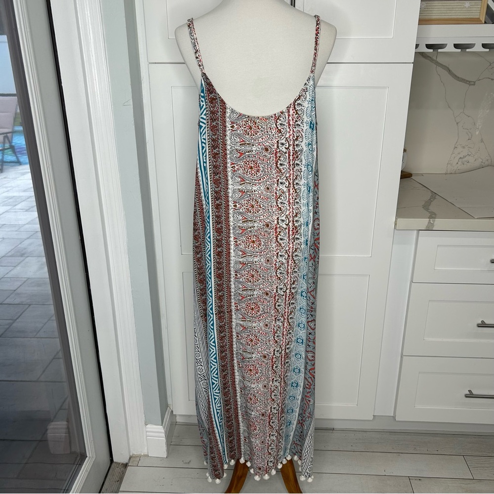 Roller Rabbit Batik Multicolored Patterned Maxi Dress - Picture 5 of 7